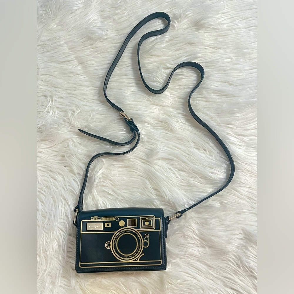Kate Spade Lemon Street Gwen Camera Crossbody Bag Fun Photography Mini Purse - Picture 3 of 12